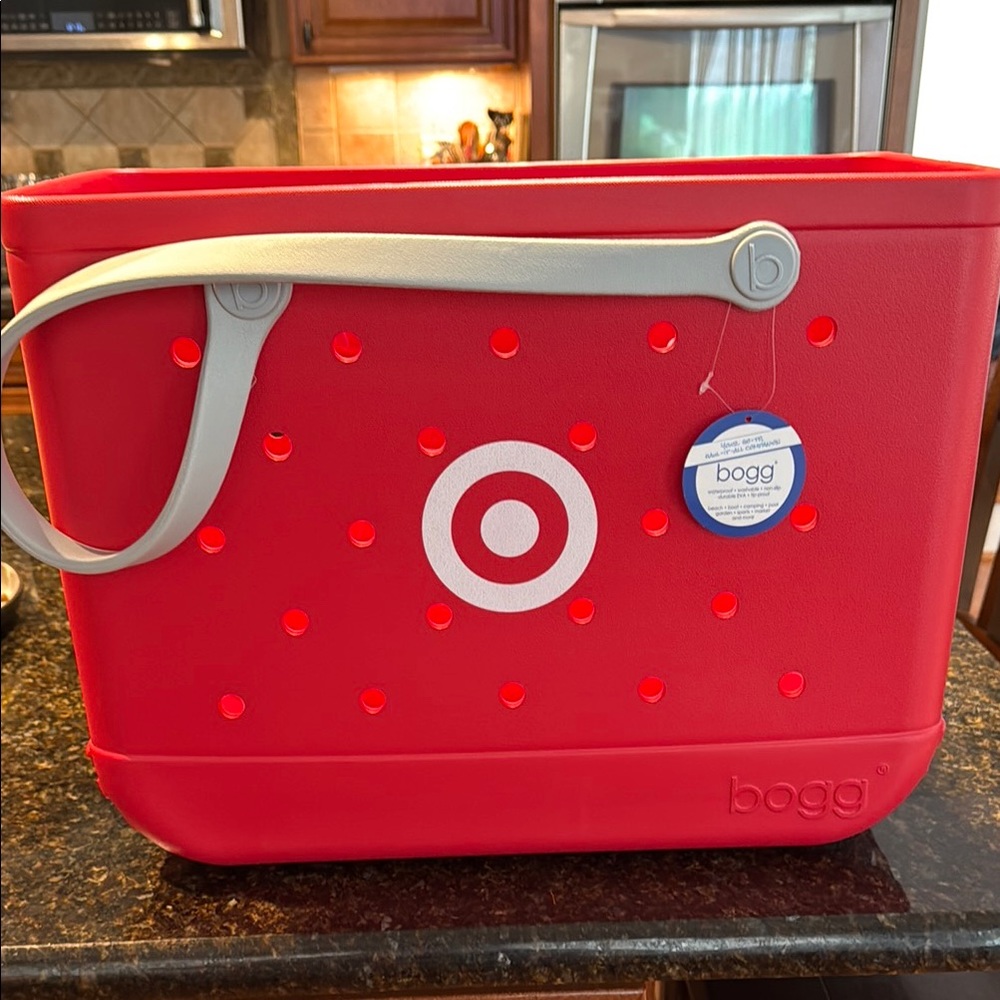 Bogg Red Tote Bag with Target Logo